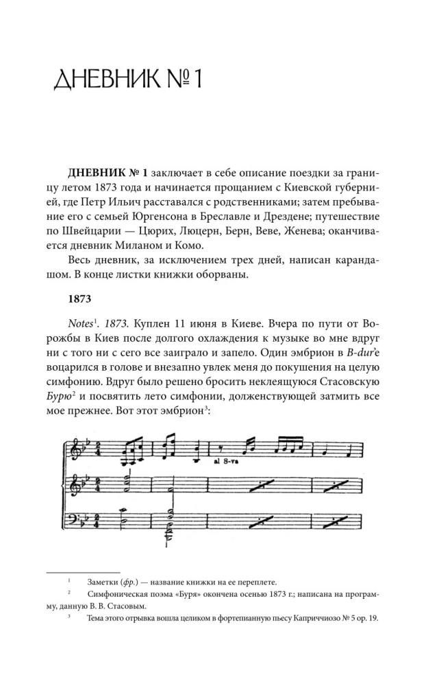 Петр Чайковский. Дневники. Николай Кашкин. Воспоминания о П.И. Чайковском